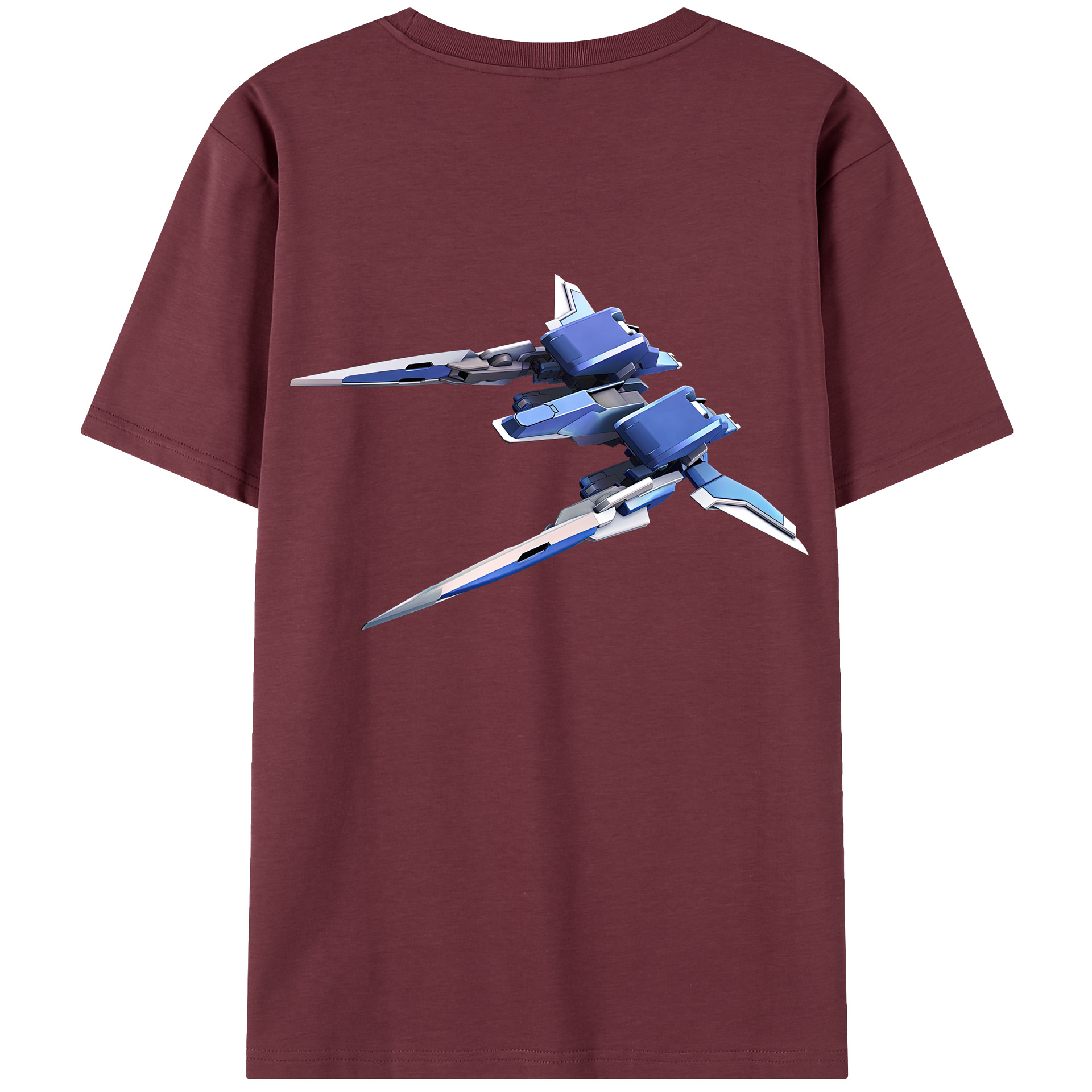 （画像用） 機動戦士ガンダム Mobile Suit Gundam 綿100％半袖Tシャツ（背面プリント）
